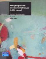 Analysing Global Environmental Issues: A Skills Manual (Pearson Original Edition)