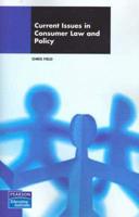 Current Issues In Consumer Law & Policy Sp