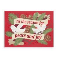 Peace and Joy Doves Holiday Glitz