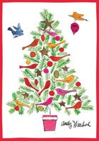Andy Warhol Christmas Tree Boxed Holiday Notecards