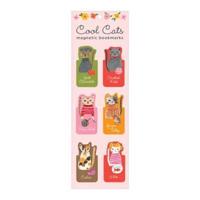 Cool Cats Magnetic Bookmarks