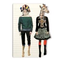 Christian Lacroix Heritage Collection Love Who You Want Die-Cut Notebook--Harlequin & Giraffe