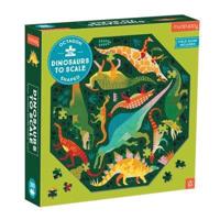 Dinosaurs to Scale 300 Piece Octagon Shaped Puzzle