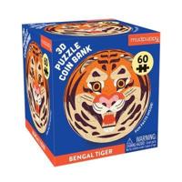 Bengal Tiger 3D Puzzle Coin Bank