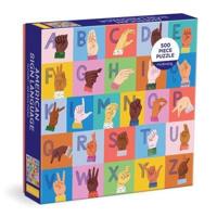 American Sign Language Alphabet 500 Piece Family Puzzle