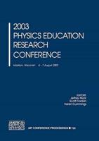 2003 Physics Education Research Conference