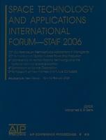 Space Technology and Applications International Forum - STAIF 2006