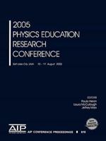 2005 Physics Education Research Conference