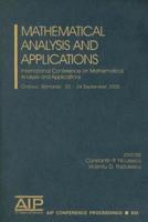 Mathematical Analysis and Applications