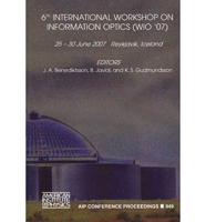 6th International Workshop on Information Optics (WIO '07)