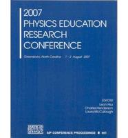 2007 Physics Education Research Conference