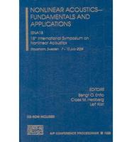 Nonlinear Acoustics-Fundamentals and Applications