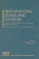 Negative Ions, Beams and Sources