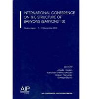 International Conference on the Structure of Baryons