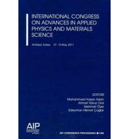 International Congress on Advances in Applied Physics and Materials Science