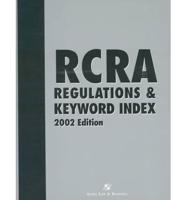 Rcra Regulations & Keyword Index
