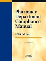 Pharmacy Dept.compliance 2003e Pb