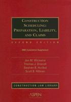 Construction Scheduling: Preparation, Liability, and Claims