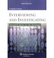 Interviewing and Investigating