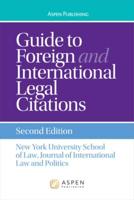 Guide to Foreign and International Legal Citations