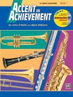 Accent on Achievement. Tenor Sax Book 1