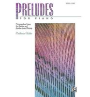 Preludes For Piano 1/Pno