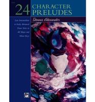 24 CHARACTER PRELUDES BOOK ONLY