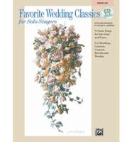 Favorite Wedding Classics for Solo Singers: Medium Low Voice, Book & CD