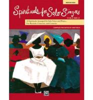 SPIRITUALS FOR SOLO SINGERS BK