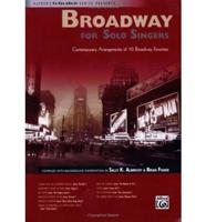 BROADWAY FOR SOLO SINGERS BK
