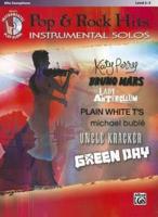 Pop & Rock Hits Instrument Solos Asax/CD