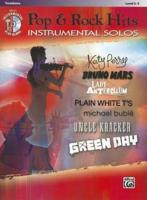 Pop & Rock Hits Instrument Solos Tbn/CD