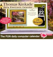 Thomas Kinkade Painter of Light With Scripture Bubbles 2011 Electronic Calendar