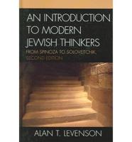 An Introduction to Modern Jewish Thinkers