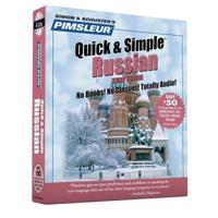 Pimsleur Russian Quick & Simple Course - Level 1 Lessons 1-8 CD