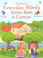 Usborne Everyday Words Sticker Book in German