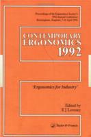 Contemporary Ergonomics: Ergonomics For Industry