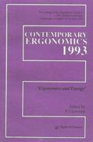Contemporary Ergonomics 1993