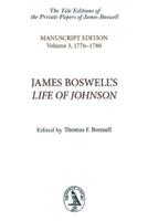 James Boswell's Life of Johnson Volume 3 1776-1780