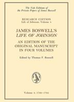 Boswell's Life of Johnson Volume 4 1780-1784