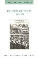 Parliament and Locality, 1660-1939