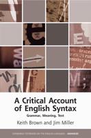 A Critical Account of English Syntax