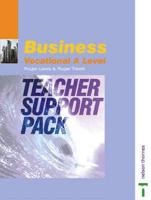 Business for Vocational A level/AVCE. Teacher Support Pack