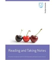 Reading and Taking Notes