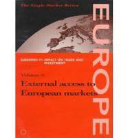 External Access to European Markets