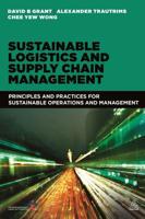 Sustainable Logistics and Supply Chain Management