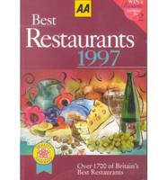 AA Best Restaurants 1997