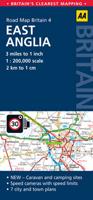 Road Map Britain: East Anglia
