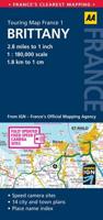 Touring Map France: Brittany