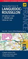 Touring Map France: Languedoc-Roussillon